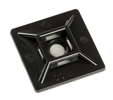Grote 83-6033 Cable Tie Mounting Bases, Single Screw With Adhesive