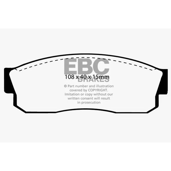 83-86-Nissan-Pulsar-1.5-Turbo-Greenstuff-Front-Brake-Pads