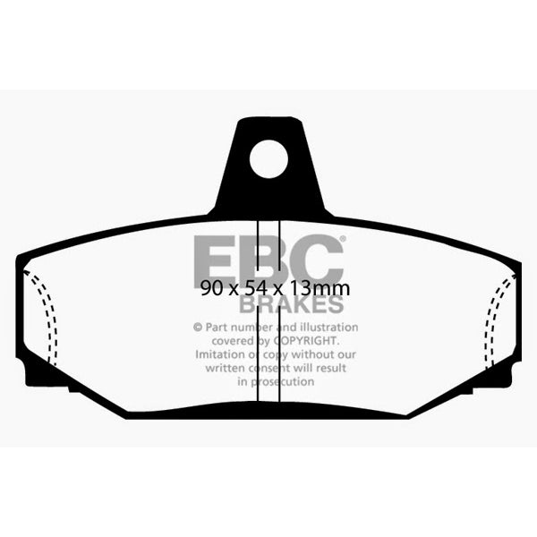 83-90-Volvo-760-2.3-Turbo-(Abs)-(Girling)-Yellowstuff-Rear-Brake-Pads