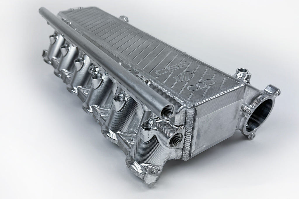 CSF Cooling - Racing & High Performance Division 8300C BMW Gen 1 B58 Charge Air Cooler Manifold - Custom Finish for Select BMW 340i, BMW 340i GT xDrive, BMW 340i xDrive, BMW 440i, BMW 440i Gran Coupe, BMW 440i xDrive, BMW 440i xDrive Gran Coupe, BMW