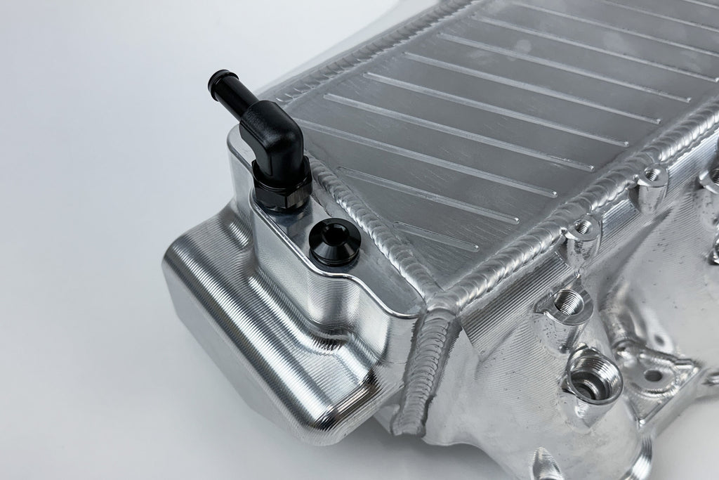 CSF Cooling - Racing & High Performance Division 8300B BMW Gen 1 B58 Charge Air Cooler Manifold - Thermal Dispersion Black for Select BMW 340i, BMW 340i GT xDrive, BMW 340i xDrive, BMW 440i, BMW 440i Gran Coupe, BMW 440i xDrive, BMW 440i xDrive Gran