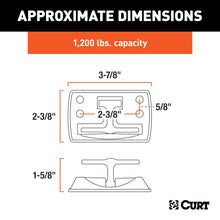 Load image into Gallery viewer, CURT 83060 Fold-Away Rope Hook (1,200 lbs.)