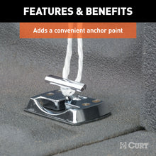 Load image into Gallery viewer, CURT 83061 Fold-Away Rope Hook (1,200 lbs, Packaged)