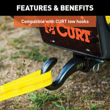 Load image into Gallery viewer, CURT 83066 2" x 30' Tow Strap (9,000 lbs. GVW)