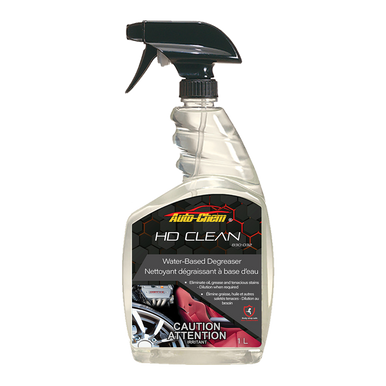 Auto-Chem 830-032 HD Clean - Water-Based Degreaser - 1L