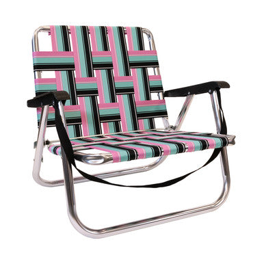 KUMA 831-KM-BTLC-VC Backtrack LOW Chair - Vice - Black/Pink/Teal