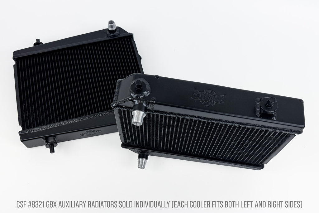 CSF Cooling - Racing & High Performance Division 8321 BMW G8X M3/M4/M2 High-Performance Auxiliary Radiator for Select BMW M2, BMW M3, BMW M4