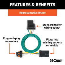 Load image into Gallery viewer, CURT 55324 Custom Wiring Harness; 4-Way Flat Output; Select Ford Explorer; Mazda Navajo - Truck Part Superstore