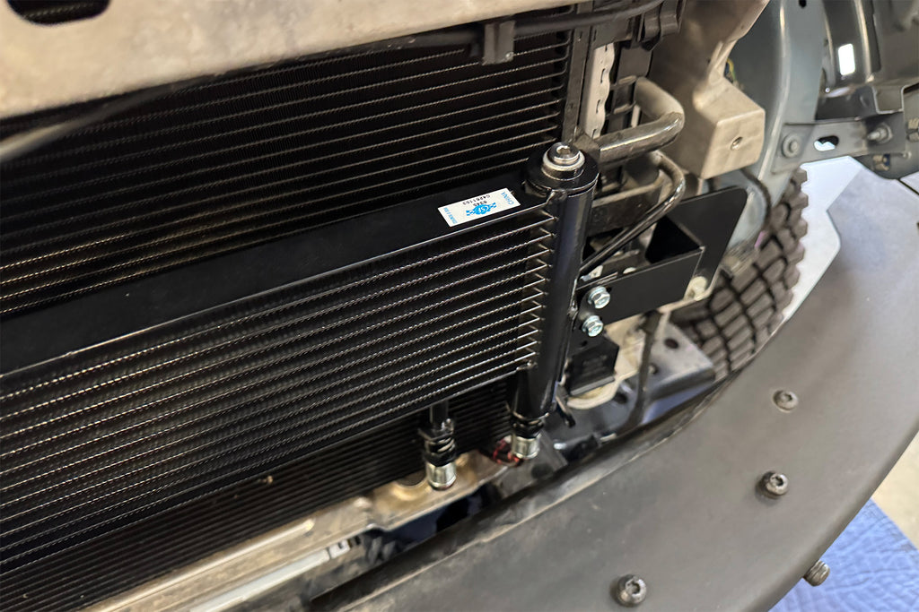 CSF Cooling - Racing & High Performance Division 8350 Ford Bronco 2.7L External Transmission Oil Cooler Kit for Select Ford Bronco
