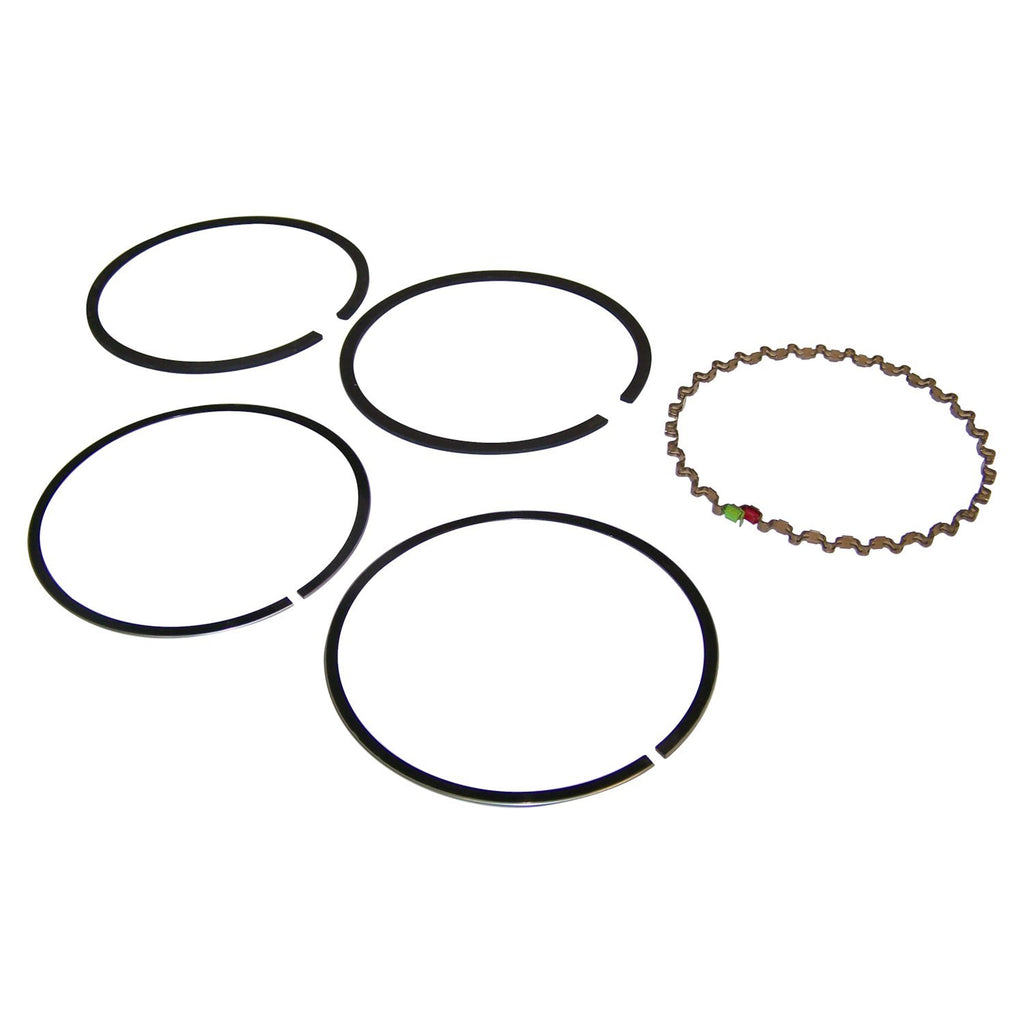 Crown Automotive Jeep Replacement 83500211 .010" Oversize Piston Ring Set for 83-95 Jeep CJs, YJ, XJ, MJ, ZJ w/ 2.5L, 4.0L for Select Jeep CJ5, Jeep CJ7, Jeep Cherokee, Jeep Comanche, Jeep Grand Cherokee, Jeep Scrambler, Jeep Wrangler
