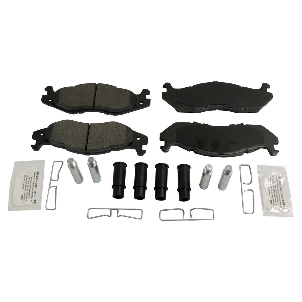 Crown Automotive Jeep Replacement 83501167MK Front Brake Pad Master Kit for Select 1982-1992 Jeep CJs, YJ, SJ, MJ, XJ