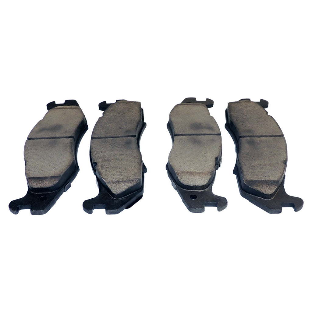 Crown Automotive Jeep Replacement 83501167TI Front Brake Pad Set for Select 82-92 Jeep CJ-5, CJ-7, CJ-8, YJ, XJ, MJ Models