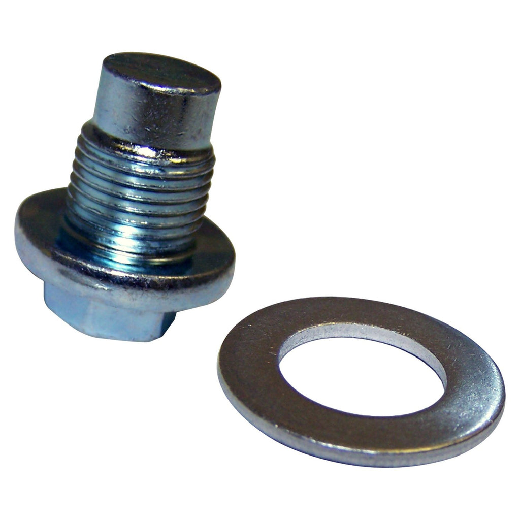 Crown Automotive Jeep Replacement 83501425 Engine Oil Drain Plug for Many 83-91 Jeep Models w/ 2.5L, 4.2L, 4.0L Engines for Select Jeep CJ5, Jeep CJ7, Jeep Cherokee, Jeep Comanche, Jeep Grand Wagoneer, Jeep J10, Jeep J20, Jeep Scrambler, Jeep Wagoneer,