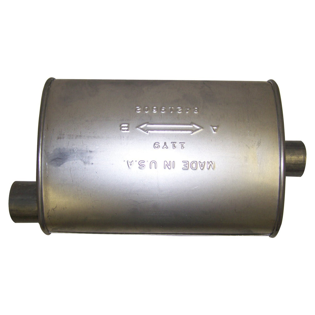 Crown Automotive Jeep Replacement 83502979 Muffler for 1987-1990 Jeep YJ Wrangler w/ 4.2L Engine for Select Jeep Wrangler