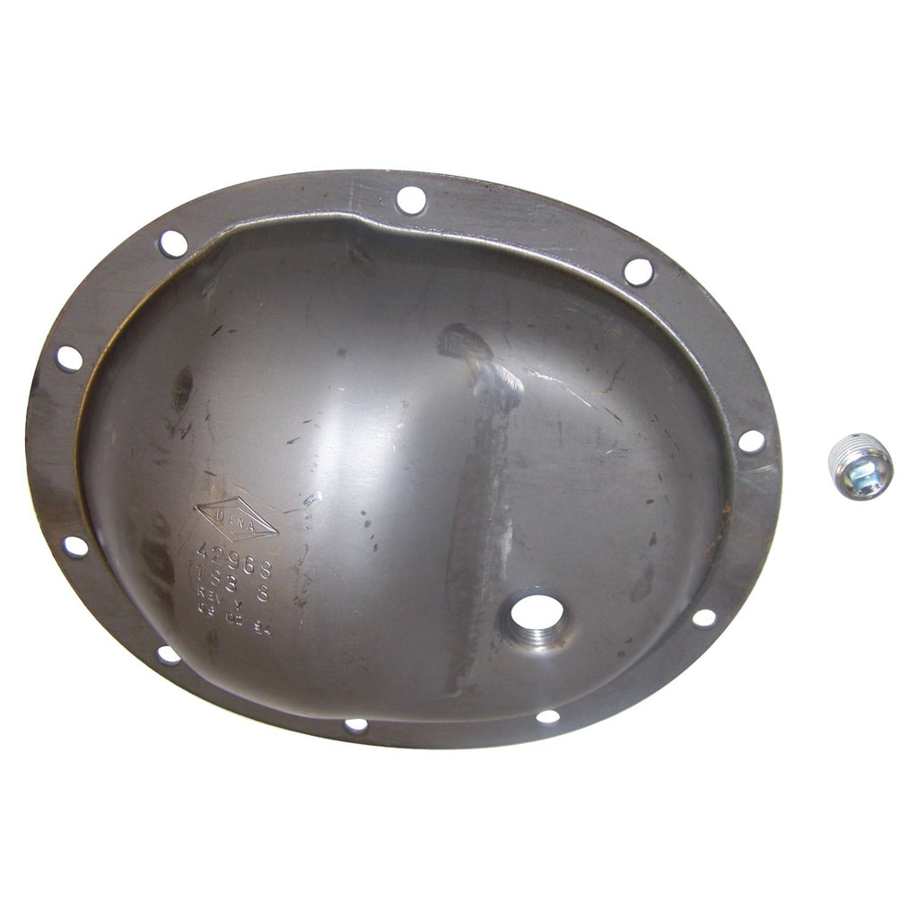 Crown Automotive Jeep Replacement 83505125 Differential Cover for 84-95 Jeep YJ, XJ, MJ w/ D35 Rear Axle, Incl. Fill Plug for Select Jeep Cherokee, Jeep Comanche, Jeep Wrangler