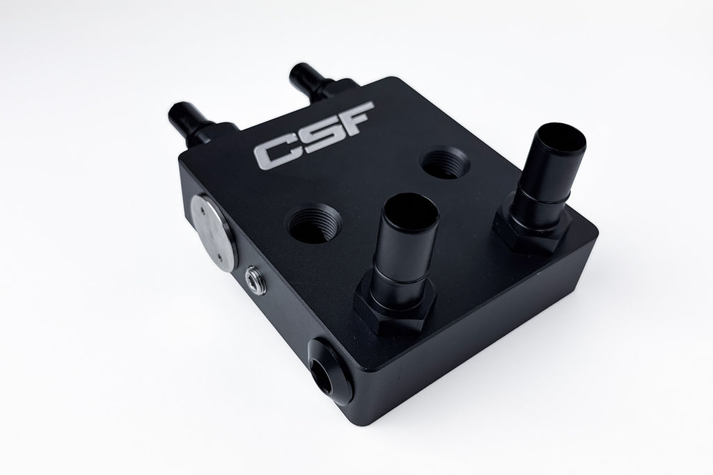 CSF Cooling - Racing & High Performance Division 8350 Ford Bronco 2.7L External Transmission Oil Cooler Kit for Select Ford Bronco