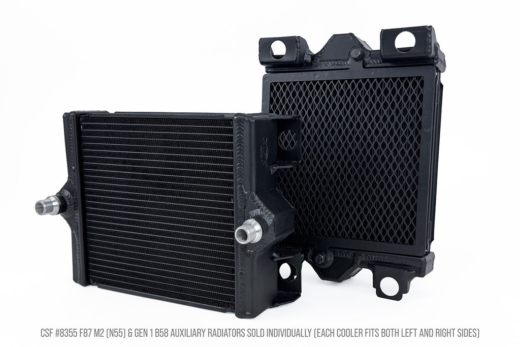 CSF Cooling - Racing & High Performance Division 8355 F87 M2 (N55) / F3X 340i/440i / F2X M240i High-Performance Auxiliary Radiator for Select BMW 340i, BMW 340i GT xDrive, BMW 340i xDrive, BMW 430i, BMW 430i Gran Coupe, BMW 430i xDrive, BMW 430i xDrive