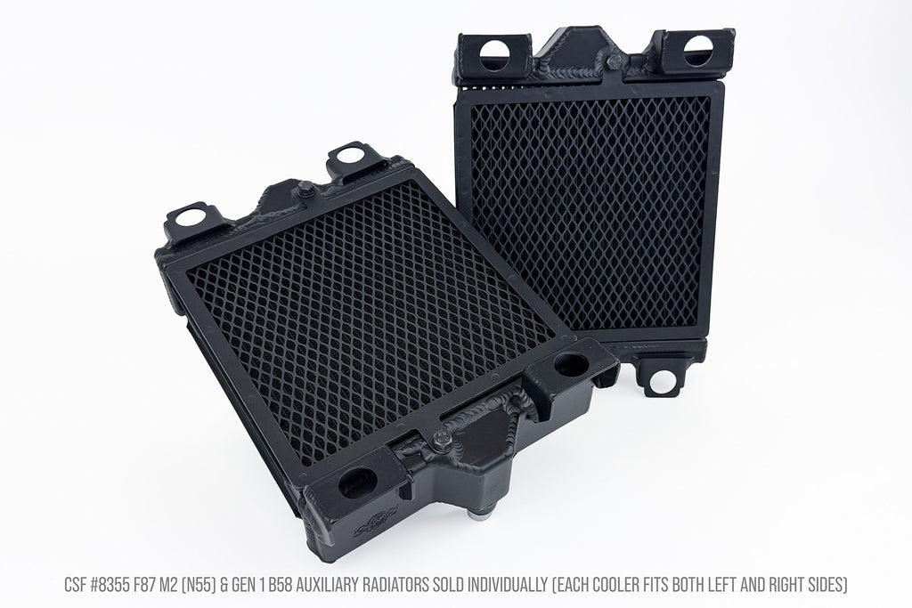 CSF Cooling - Racing & High Performance Division 8355 F87 M2 (N55) / F3X 340i/440i / F2X M240i High-Performance Auxiliary Radiator for Select BMW 340i, BMW 340i GT xDrive, BMW 340i xDrive, BMW 430i, BMW 430i Gran Coupe, BMW 430i xDrive, BMW 430i xDrive