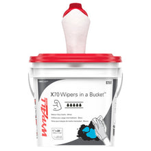 Load image into Gallery viewer, WypAll 83561 X70 Extended Use Reusable Cloths in a Bucket