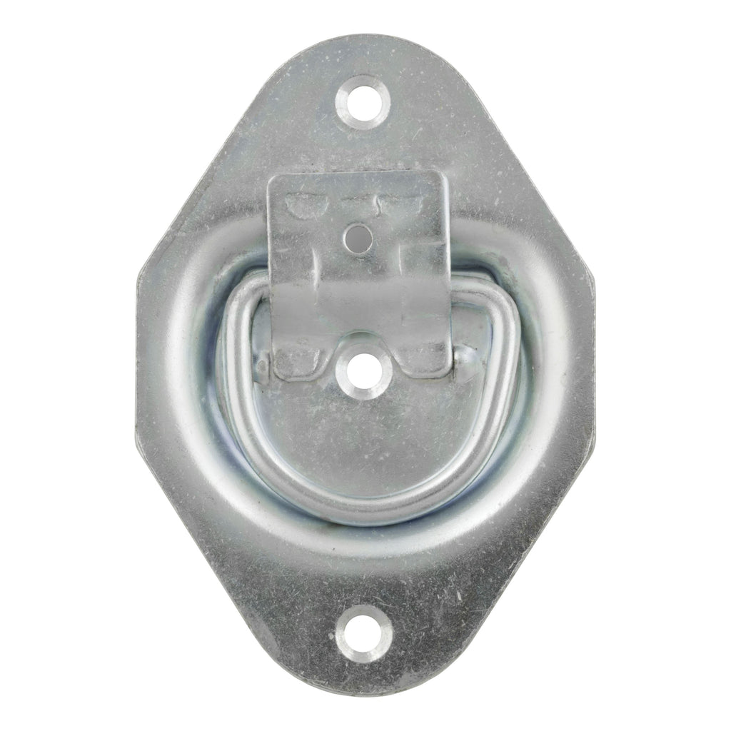 CURT 83601 1-3/8" x 1-7/8" Recessed Tie-Down Ring (1,200 lbs, Clear Zinc)