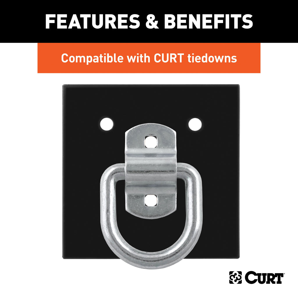 CURT 83607 6" Tie-Down Anchor Backing Plate