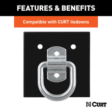 Load image into Gallery viewer, CURT 83607 6" Tie-Down Anchor Backing Plate
