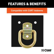 Load image into Gallery viewer, CURT 83607 6" Tie-Down Anchor Backing Plate