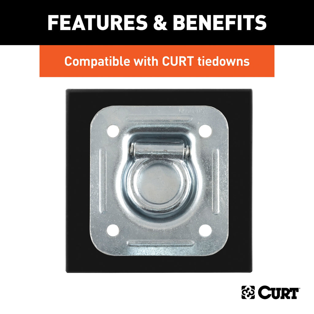 CURT 83607 6" Tie-Down Anchor Backing Plate