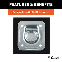 Load image into Gallery viewer, CURT 83607 6" Tie-Down Anchor Backing Plate