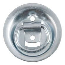 Load image into Gallery viewer, CURT 83710 1-1/8" x 1-5/8" Recessed Tie-Down Ring (1,000 lbs, Clear Zinc)