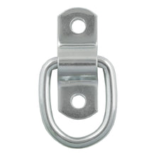 Load image into Gallery viewer, CURT 83730 1" x 1-1/4" Surface-Mounted Tie-Down D-Ring (1,200 lbs, Clear Zinc)