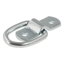Load image into Gallery viewer, CURT 83730 1" x 1-1/4" Surface-Mounted Tie-Down D-Ring (1,200 lbs, Clear Zinc)