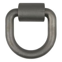 Load image into Gallery viewer, CURT 83760 3" x 3" Weld-On Tie-Down D-Ring (8,833 lbs, Raw Steel)