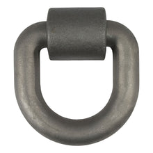Load image into Gallery viewer, CURT 83770 3" x 3" Weld-On Tie-Down D-Ring (15,587 lbs, Raw Steel)
