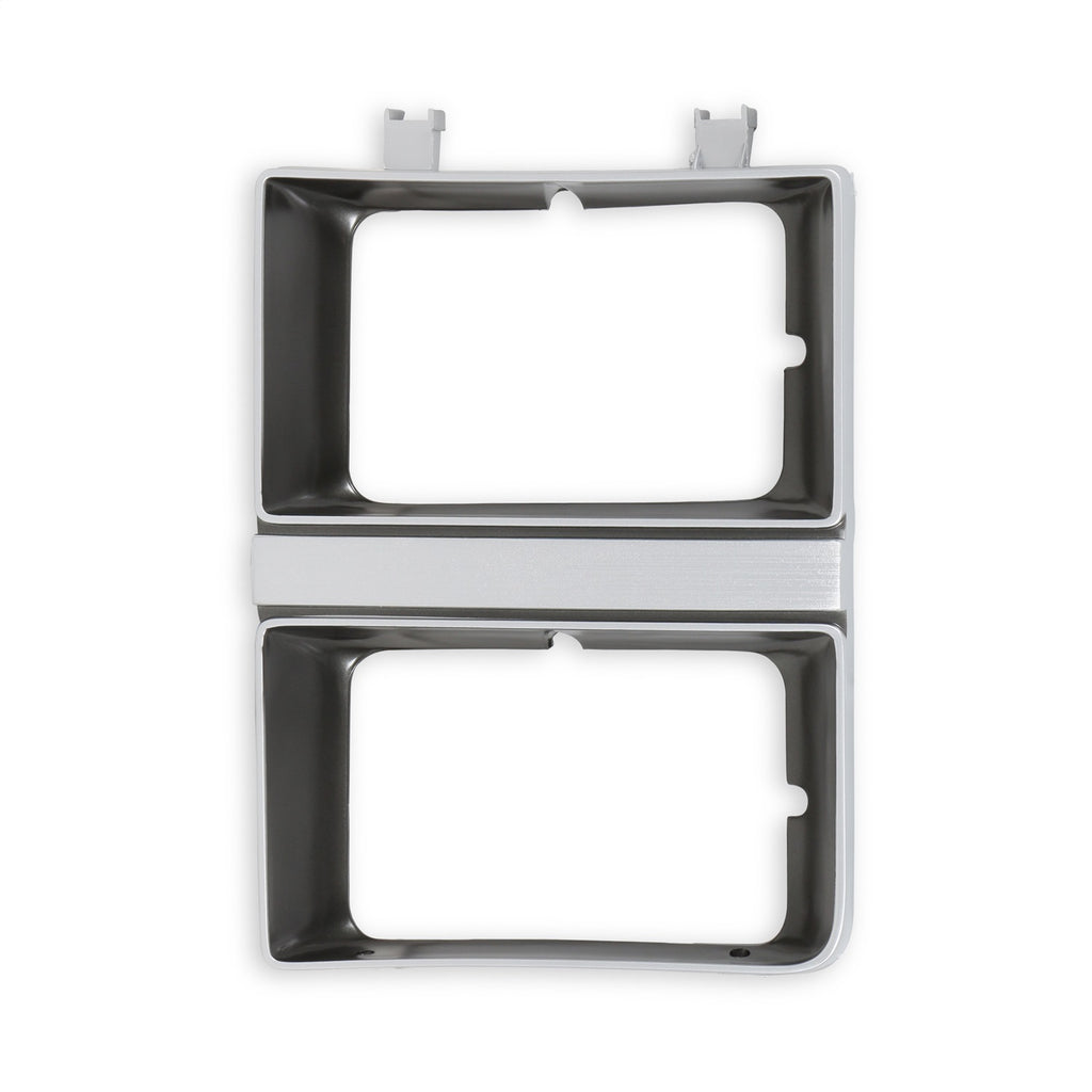 8384-C10-Rectangle-Headlight-Bezel-Dual-Headlight-Lh-Silver-W-Dark-Argent-G