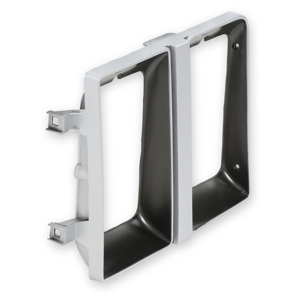 8384-C10-Rectangle-Headlight-Bezel-Dual-Headlight-Lh-Silver-W-Dark-Argent-G