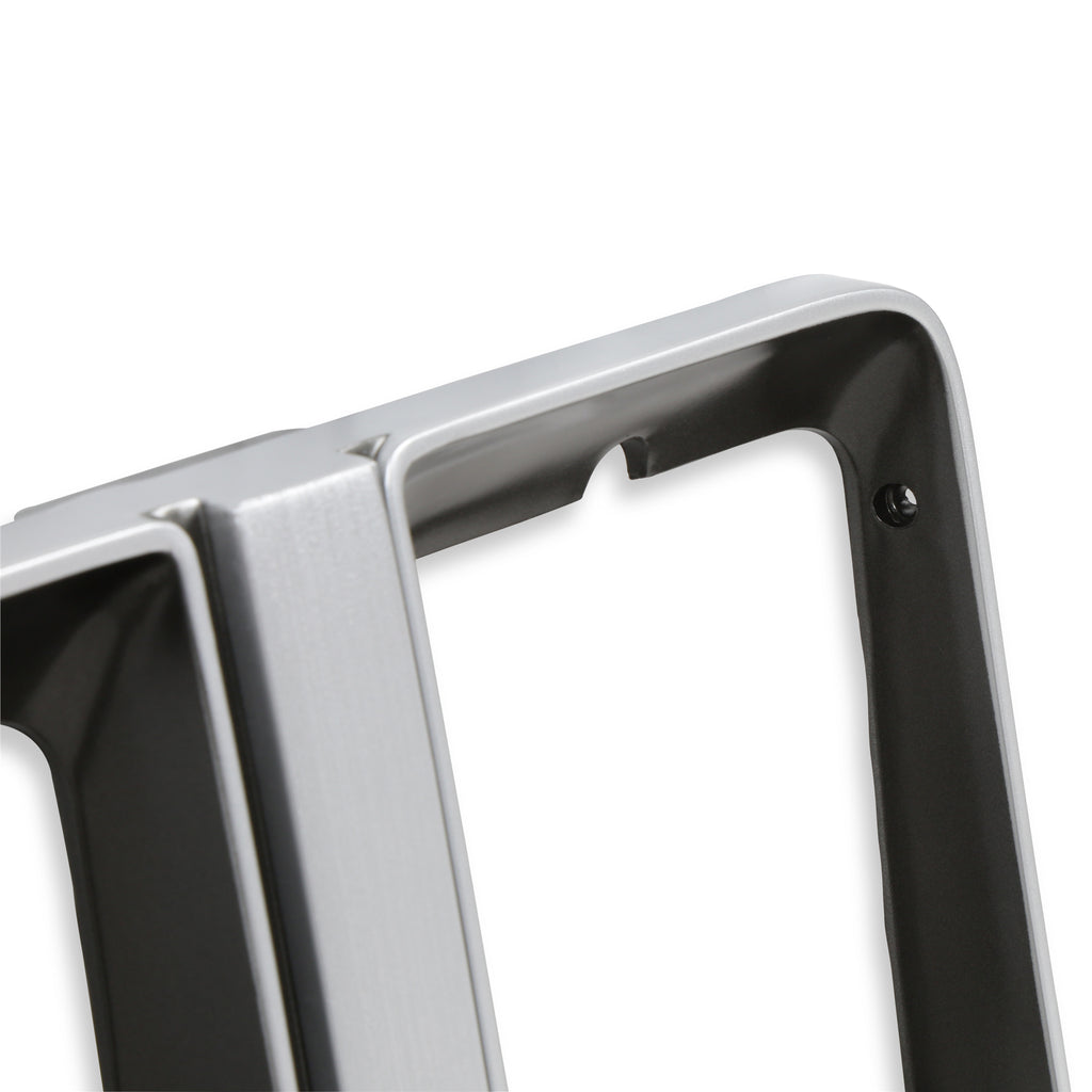 8384-C10-Rectangle-Headlight-Bezel-Dual-Headlight-Lh-Silver-W-Dark-Argent-G
