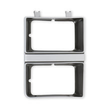 Load image into Gallery viewer, 8384-C10-Rectangle-Headlight-Bezel-Dual-Headlight-Rh-Silver-W-Dark-Argent-G