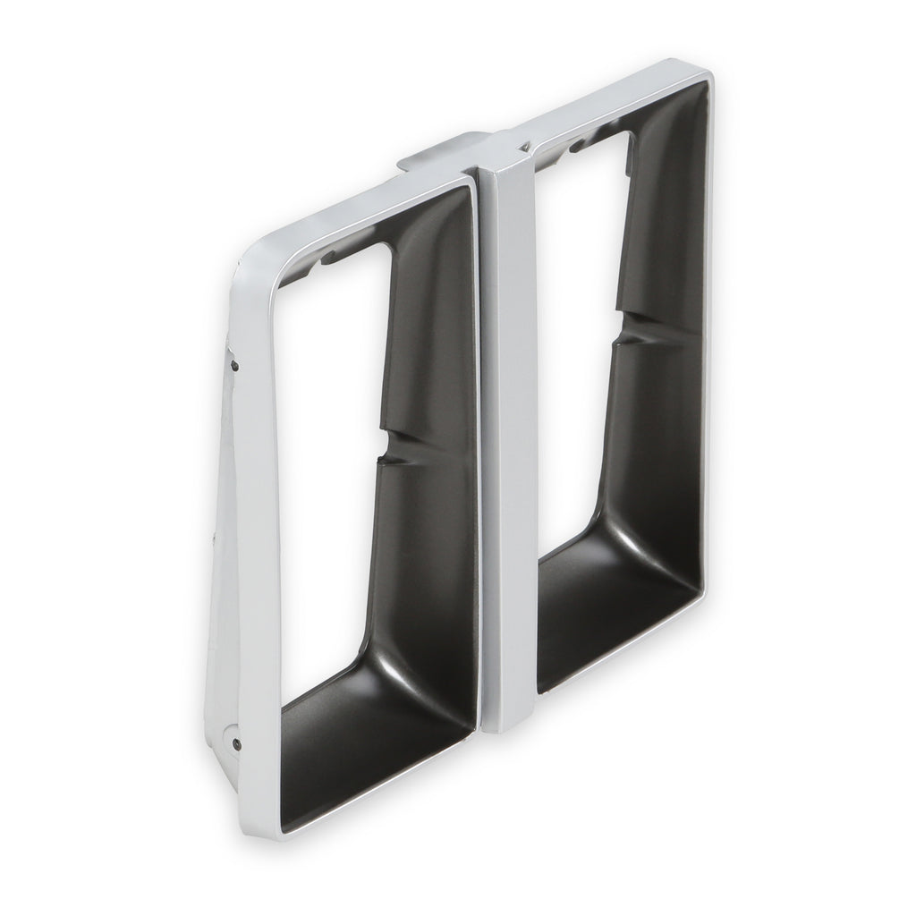 8384-C10-Rectangle-Headlight-Bezel-Dual-Headlight-Rh-Silver-W-Dark-Argent-G