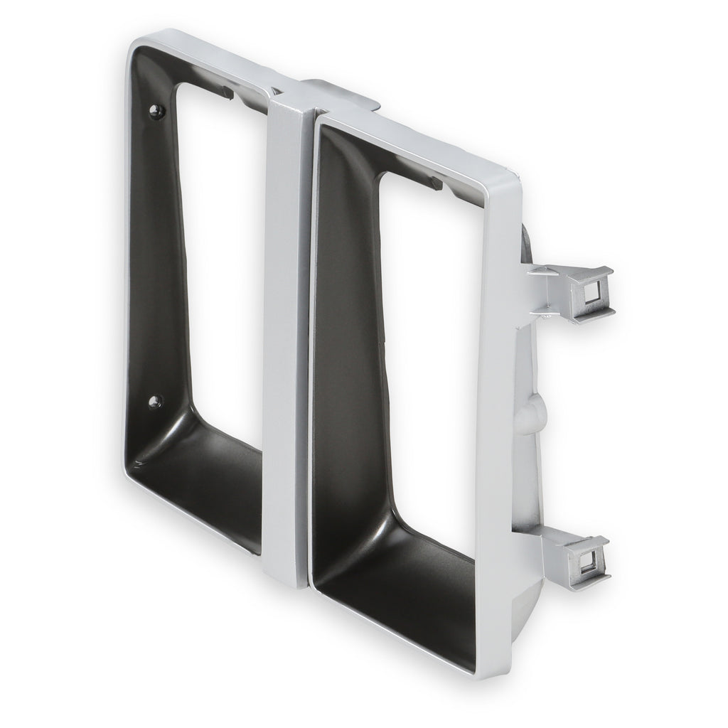 8384-C10-Rectangle-Headlight-Bezel-Dual-Headlight-Rh-Silver-W-Dark-Argent-G