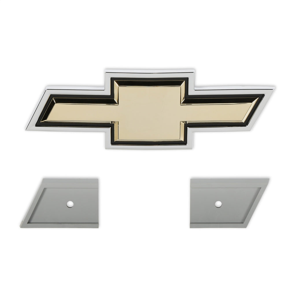 8388-CK-Chevy-Bowtie-Grille-Emblem-For-4-Headlight-Grille-Gold-W-BlackSilve