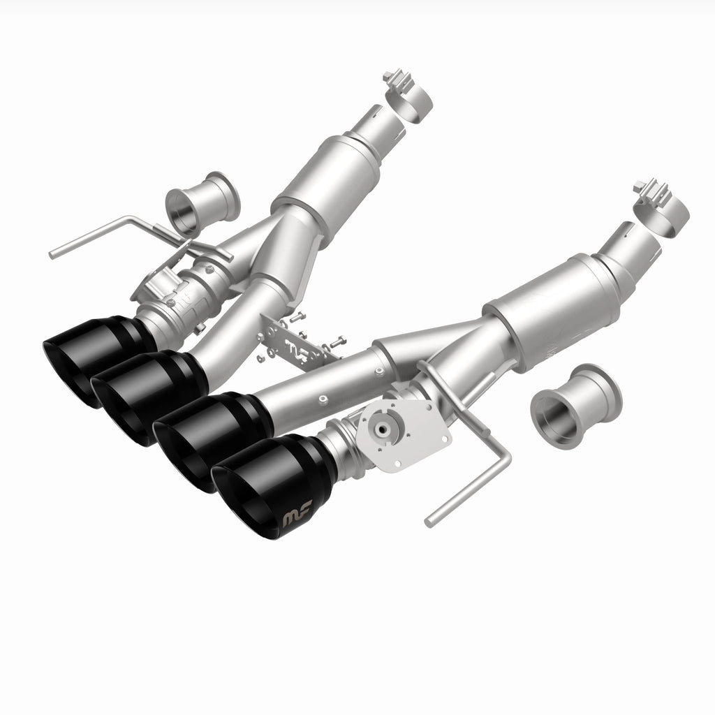 MagnaFlow Exhaust Products 19581 NEO Series Black Chrome Tips Axle Back System for Select Chevrolet Corvette