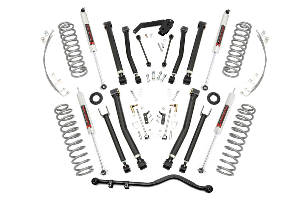 Rough Country 67440 Suspension Lift Kit w/Shocks for Select Jeep Wrangler, Jeep Wrangler JK