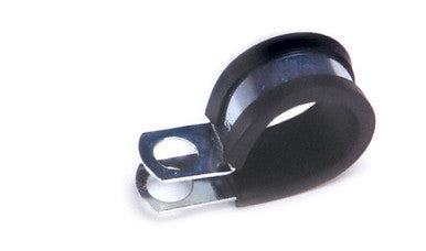 Grote 84-8007 Rubber Insulated Steel Clamps, Black 1 1/4"