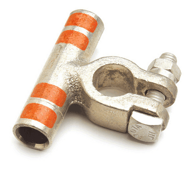 Grote 84-9097 Flag Connector Clamps, 2/0 Gauge, Orange