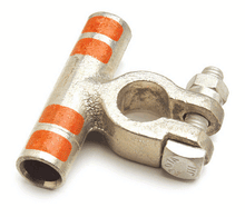 Load image into Gallery viewer, Grote 84-9098 Flag Connector Clamps, 2/0 Gauge, Orange