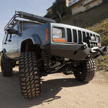 Load image into Gallery viewer, 8401-Cherokee-Xj-24-Dr-Xrc-Rock-Crawler-Winch-Front-Bumper-WDring-Mounts;-Black-Textured