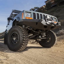 Load image into Gallery viewer, 8401-Cherokee-Xj-24-Dr-Xrc-Rock-Crawler-Winch-Front-Bumper-WDring-Mounts;-Black-Textured