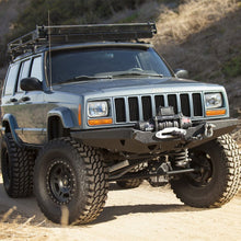 Load image into Gallery viewer, 8401-Cherokee-Xj-24-Dr-Xrc-Rock-Crawler-Winch-Front-Bumper-WDring-Mounts;-Black-Textured