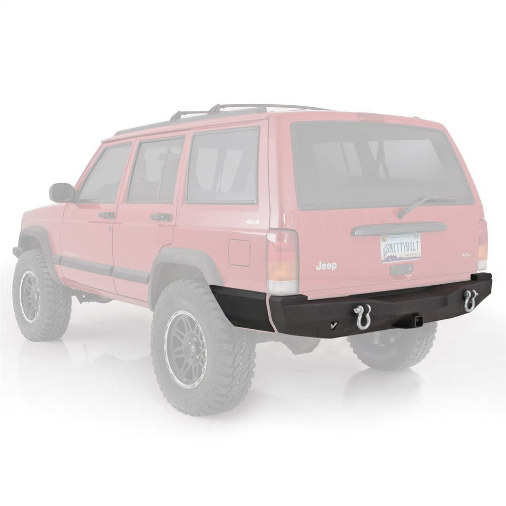 8401-Cherokee-(Xj)-24-Door-Xrc-Rear-Bumper-WHitch-Black-Textured